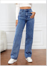 High-Rise Wide Leg Baggy Jeans